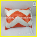 TC fabric printed beach pillow,travel pillow